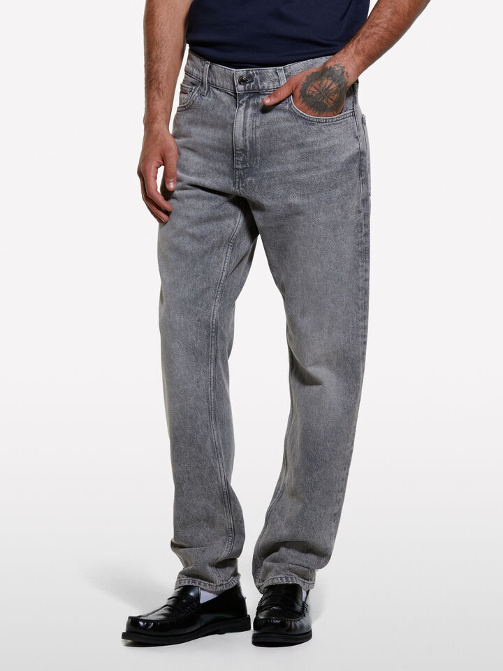 Gray Style 75 regular fit jeans - men's regular fit jeans - Gray | Sisley image number 3